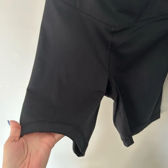 NWT 2-Pack 90 degrees Crossover Black Bike Shorts High Waist Stretch