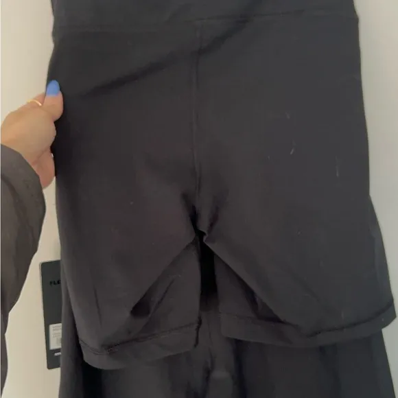 NWT 2-Pack 90 degrees Crossover Black Bike Shorts High Waist Stretch