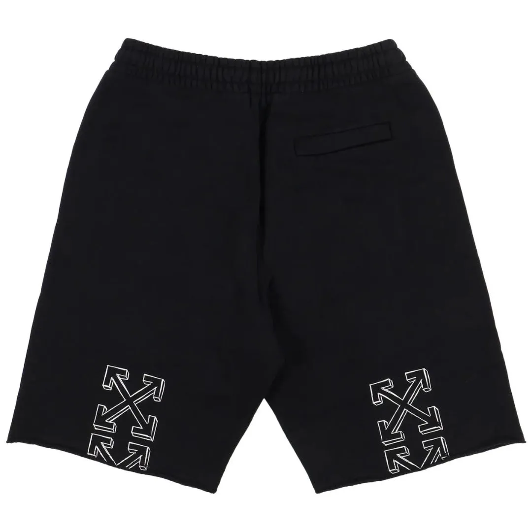 Off-White Mens Shorts OMCI006G20FLE0061001 Black