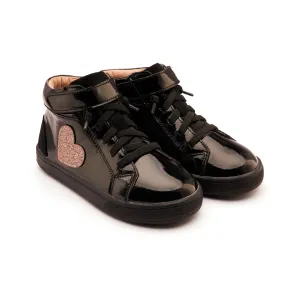 OLD SOLES FESTIVE KIX - BLACK PATENT