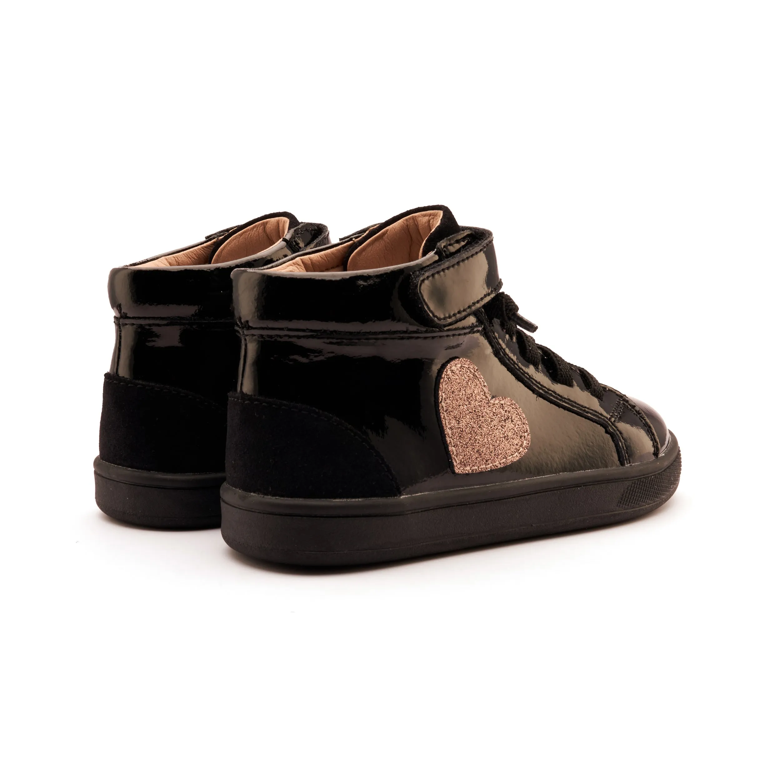 OLD SOLES FESTIVE KIX - BLACK PATENT