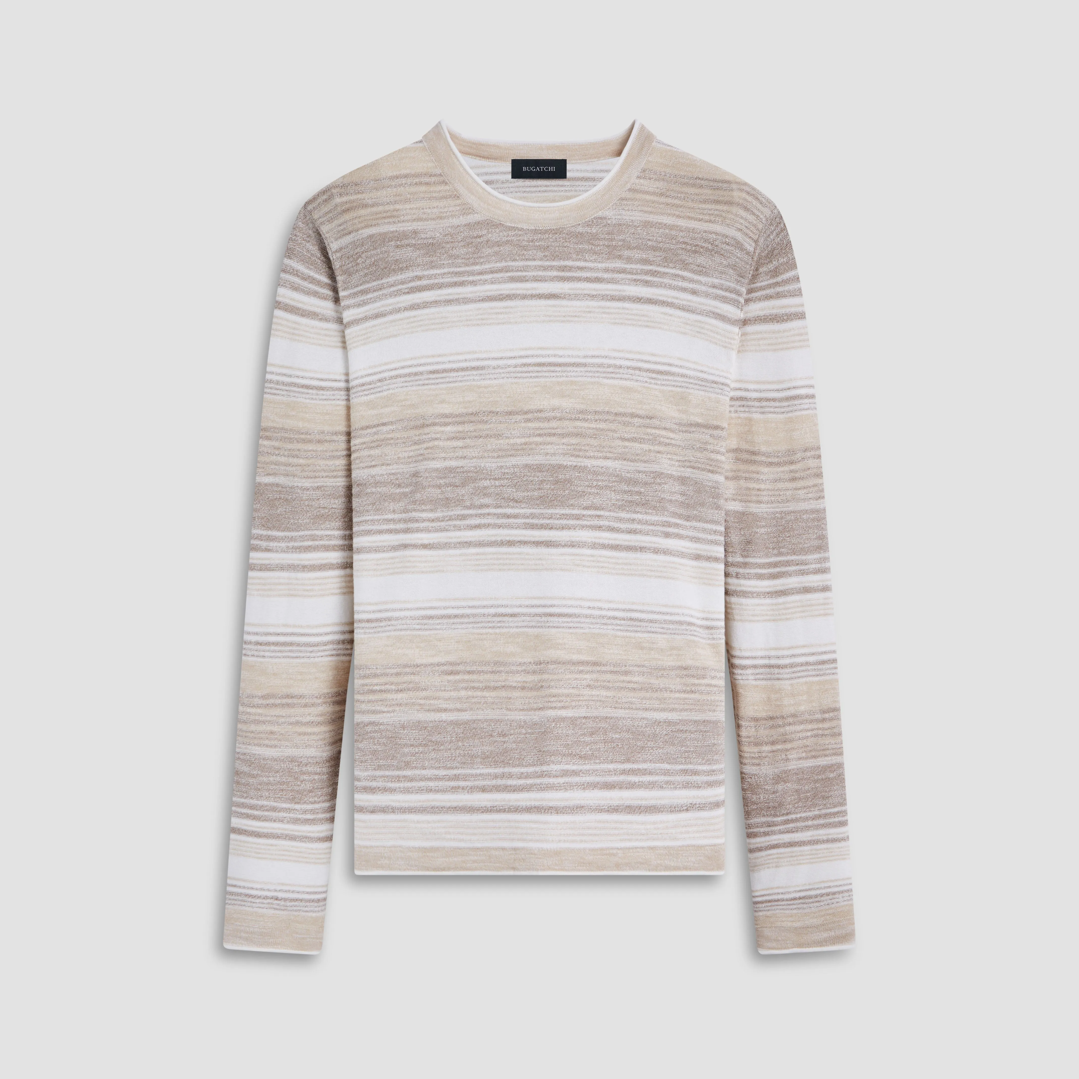 Ombre Stripe Crew Neck Sweater