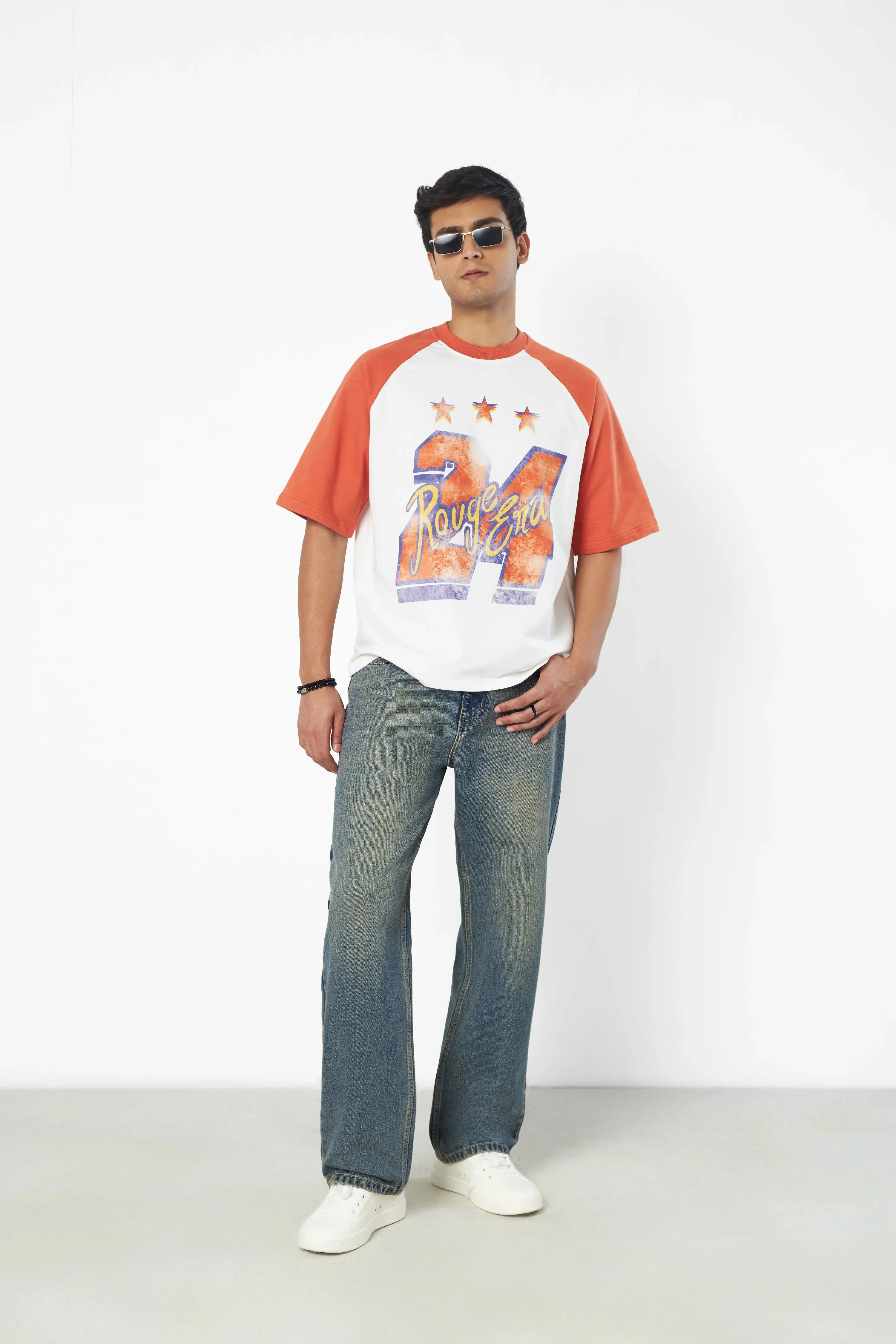 Orange Rouge Era Raglan T-Shirt