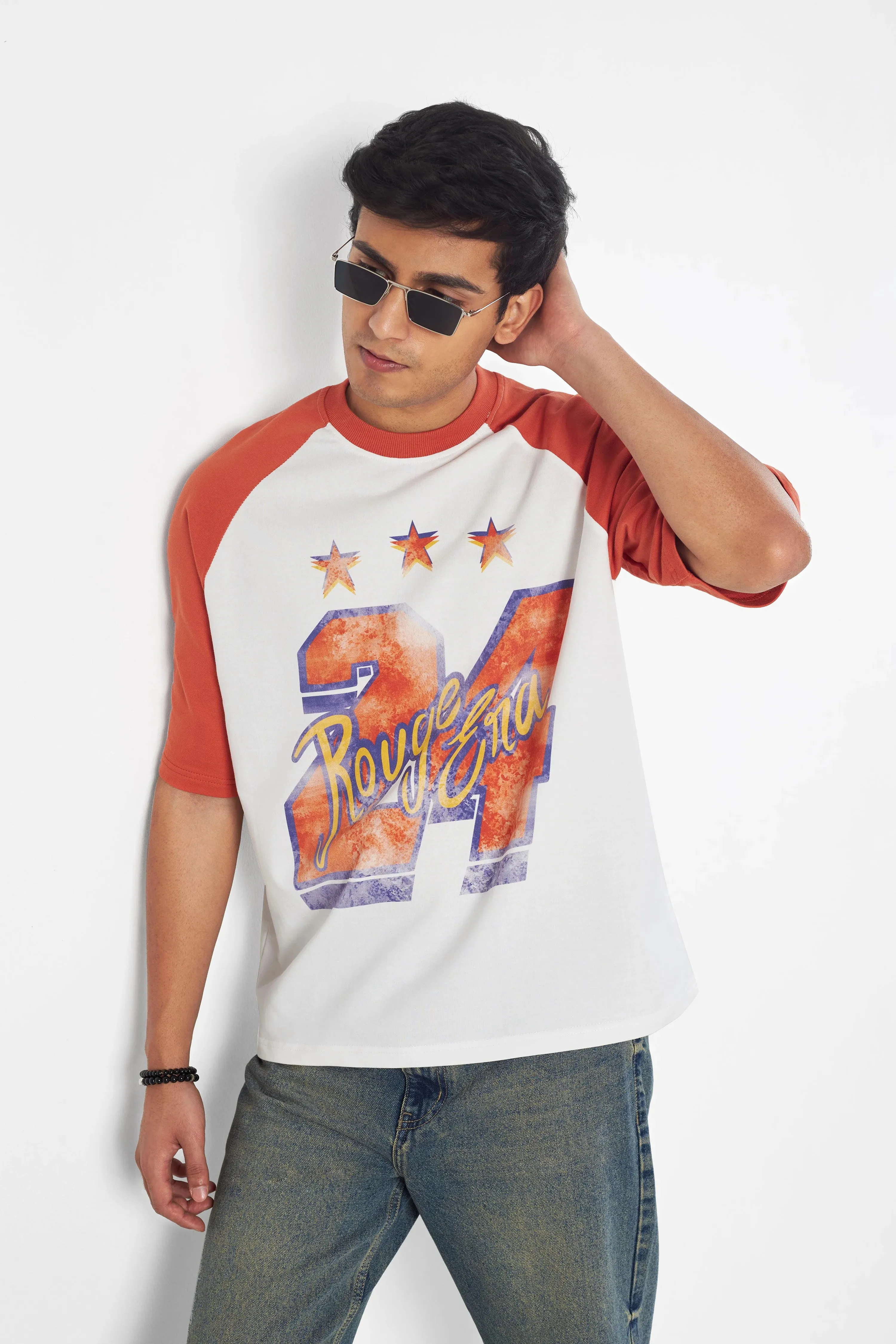 Orange Rouge Era Raglan T-Shirt