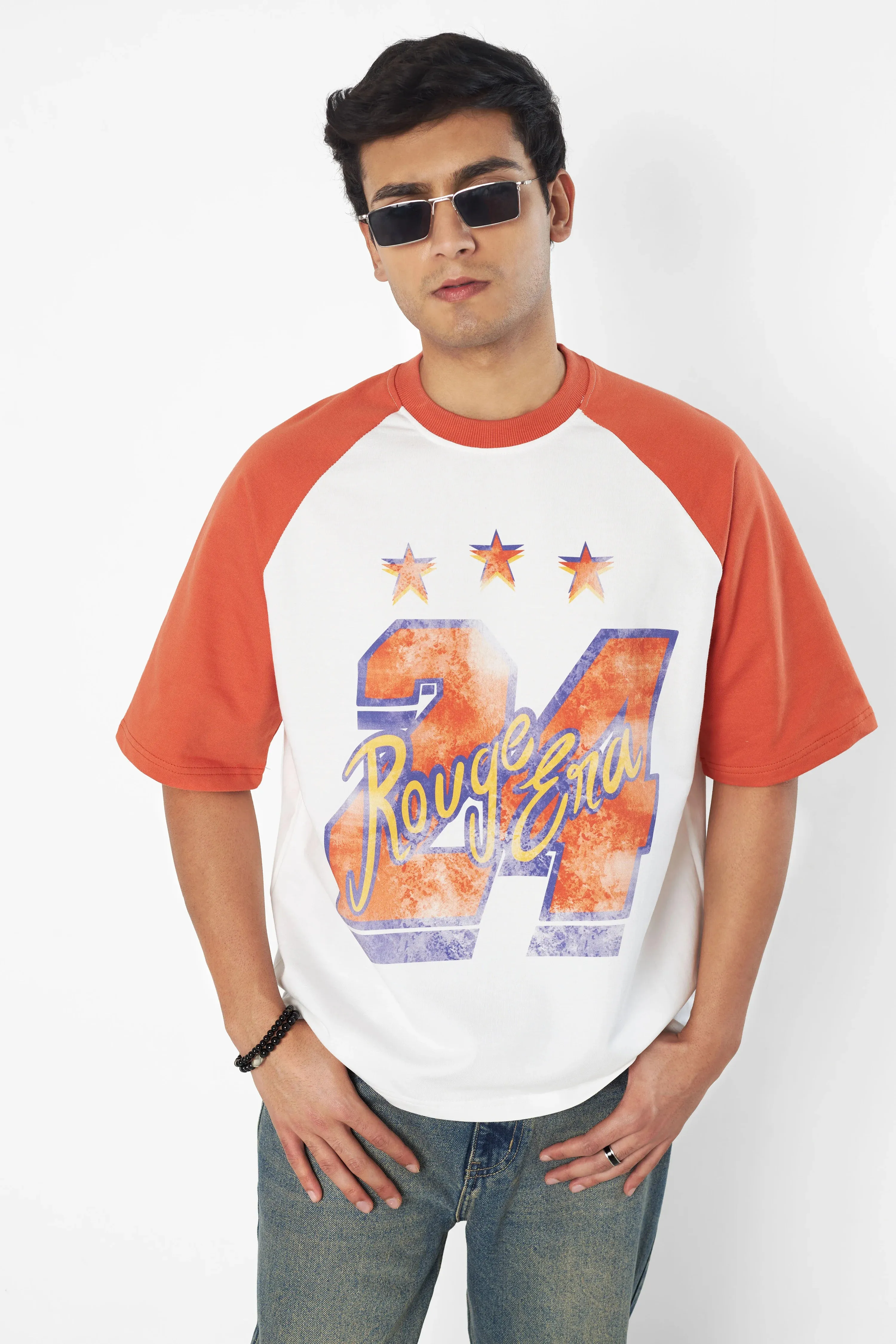 Orange Rouge Era Raglan T-Shirt