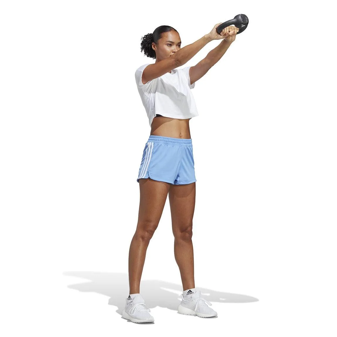 Pacer 3-Stripes Knit Shorts - Women