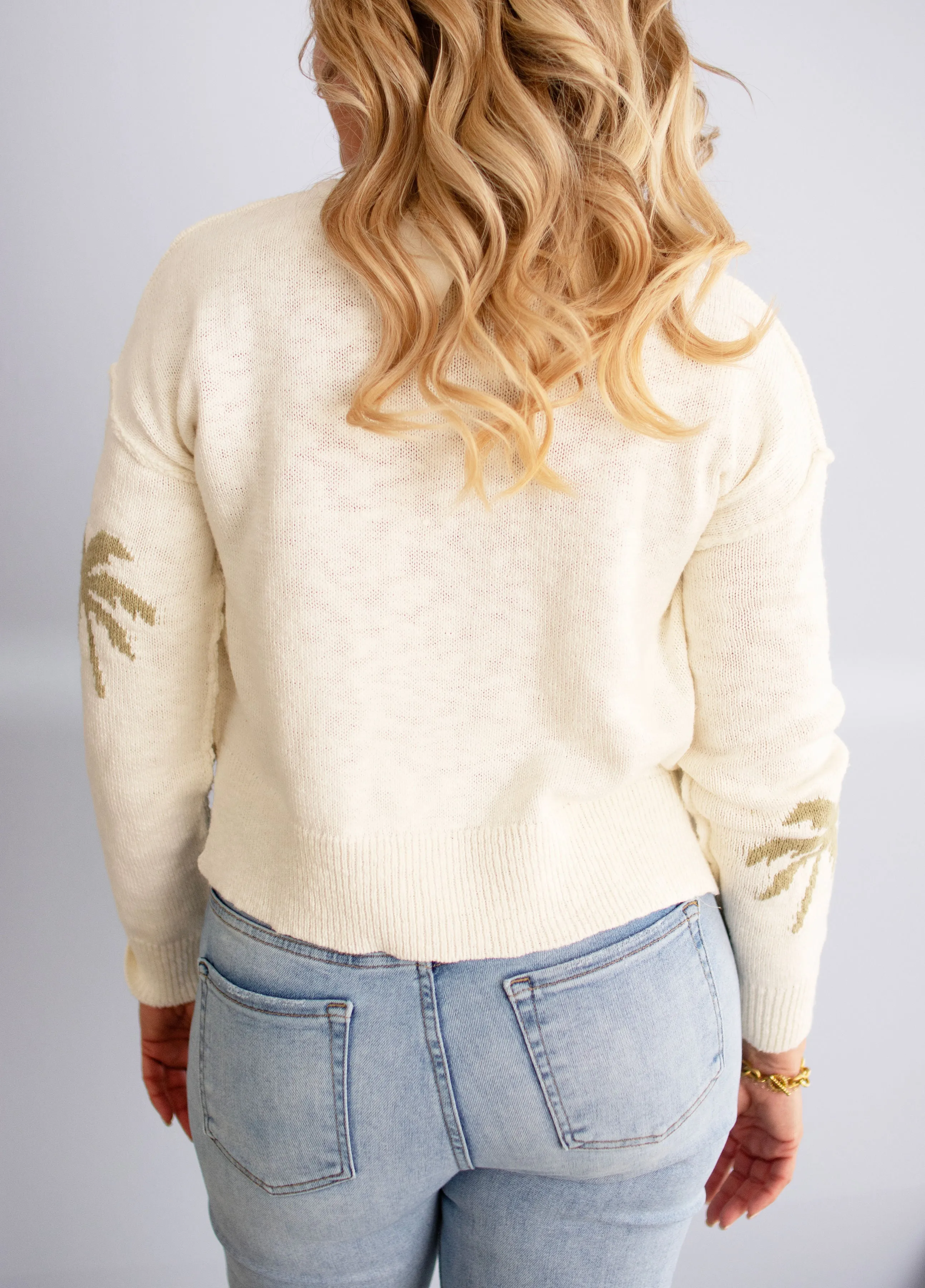 Palm Tree Sweater