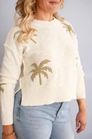 Palm Tree Sweater