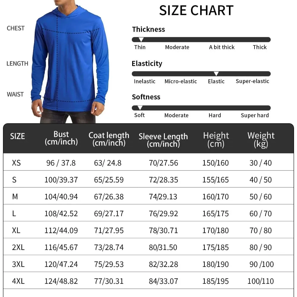 Pelagic Pro Series Men Fishing Hooded Shirt - UPF 50  Sun Protection