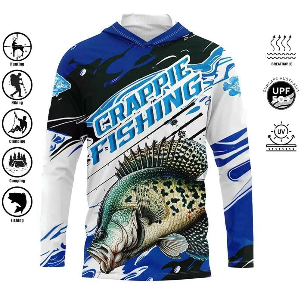 Pelagic Pro Series Men Fishing Hooded Shirt - UPF 50  Sun Protection
