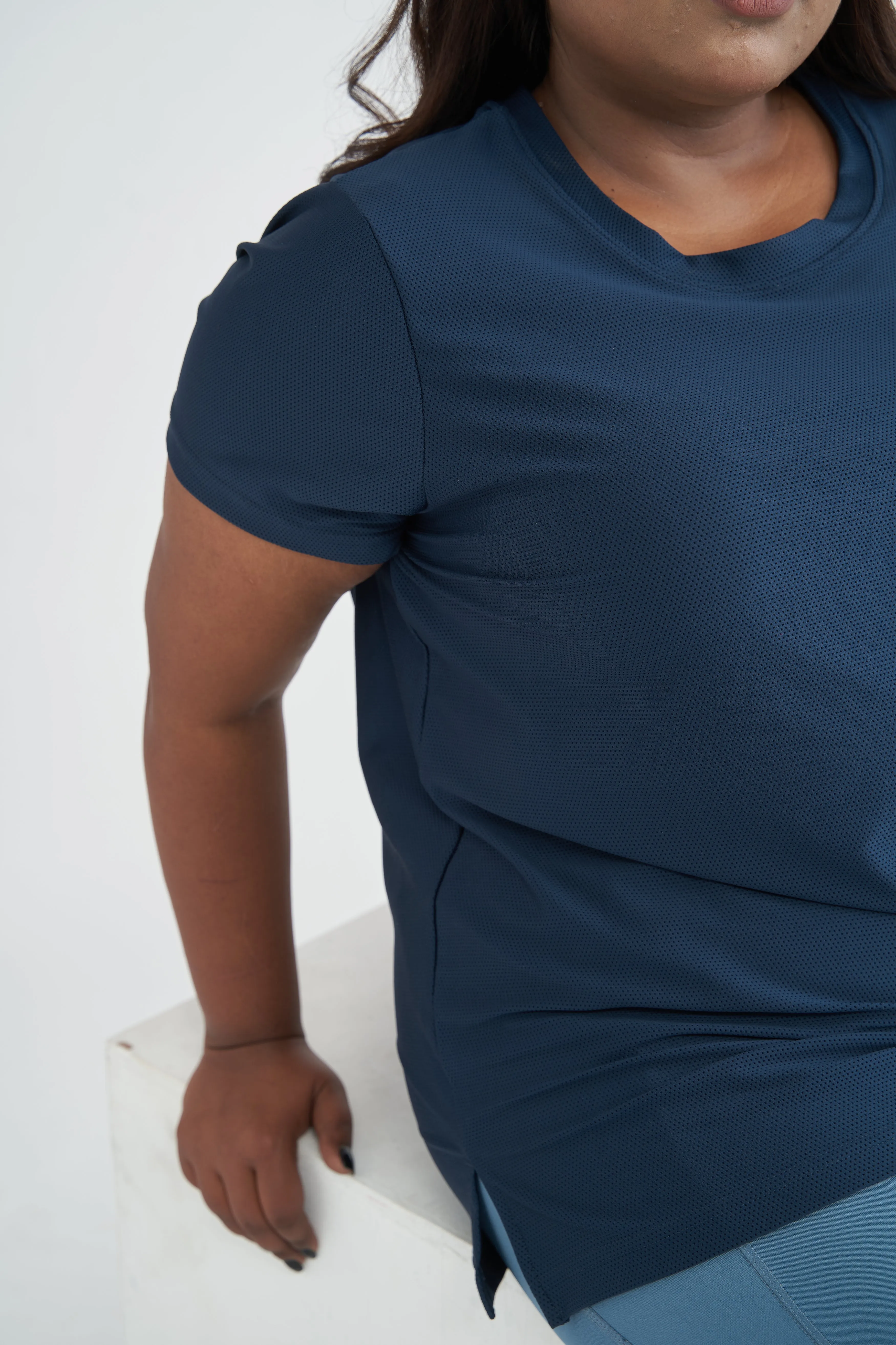 Performance Tee: Dark Navy