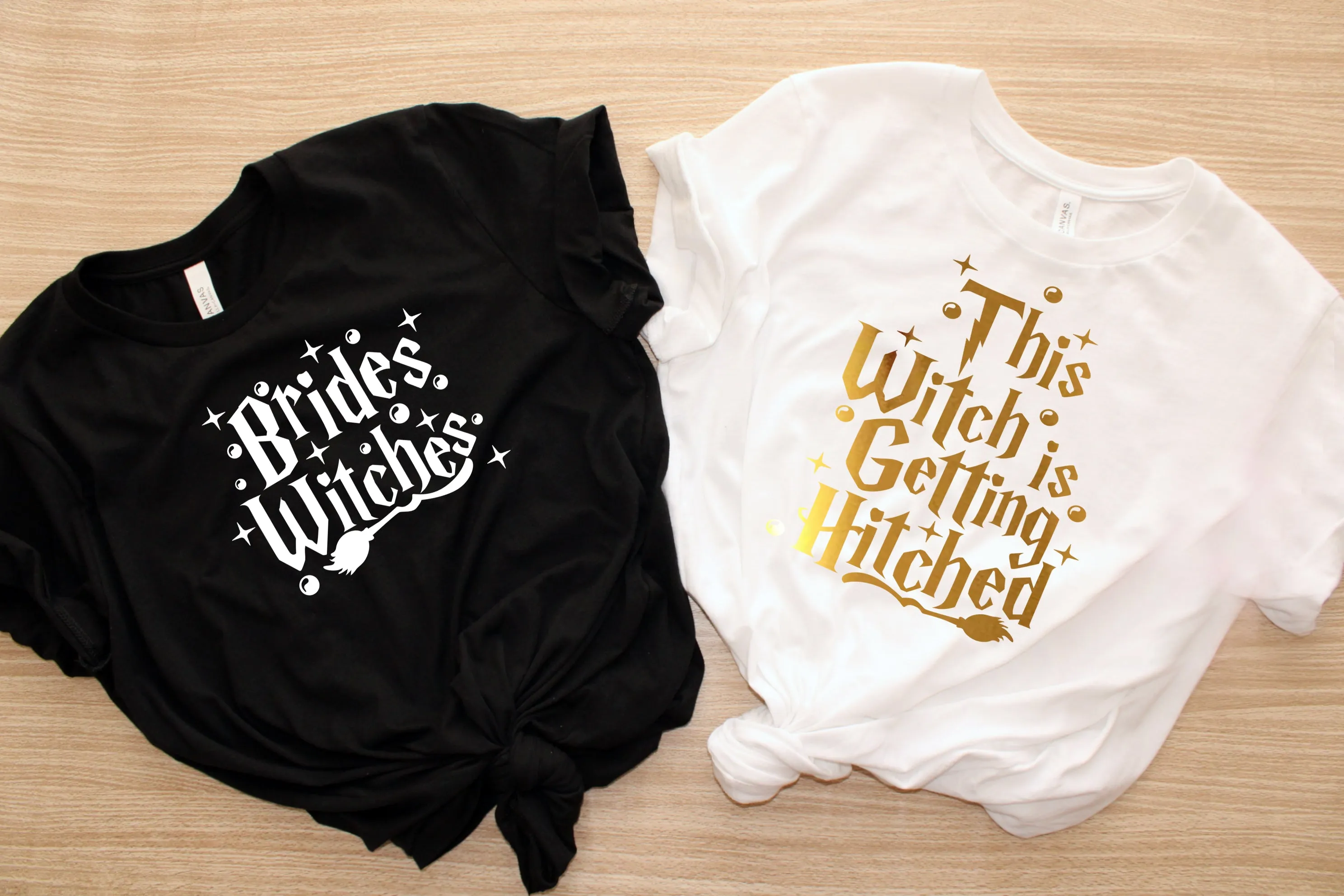 Personalised Wizard and Witches Themed Hen Party Tops