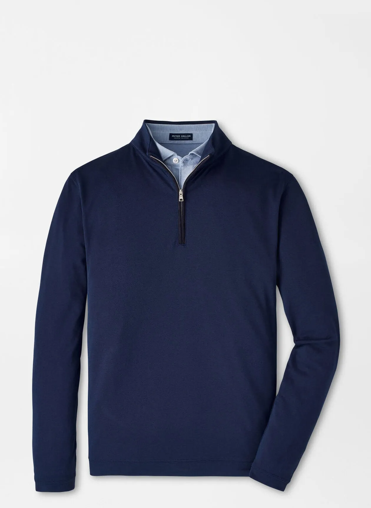 Peter Millar Albatross Cotton-Blend Piqué Quarter-Zip