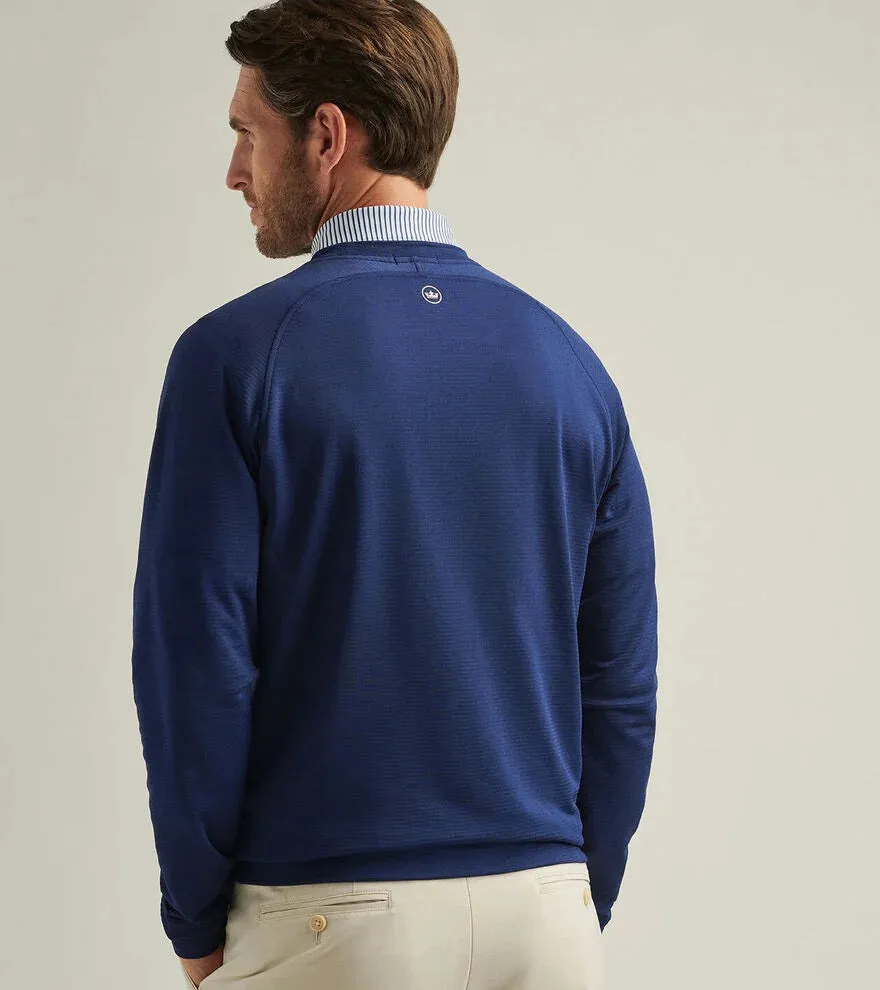 Peter Millar Men's Beaumont Performance Crew Sweater - Navy