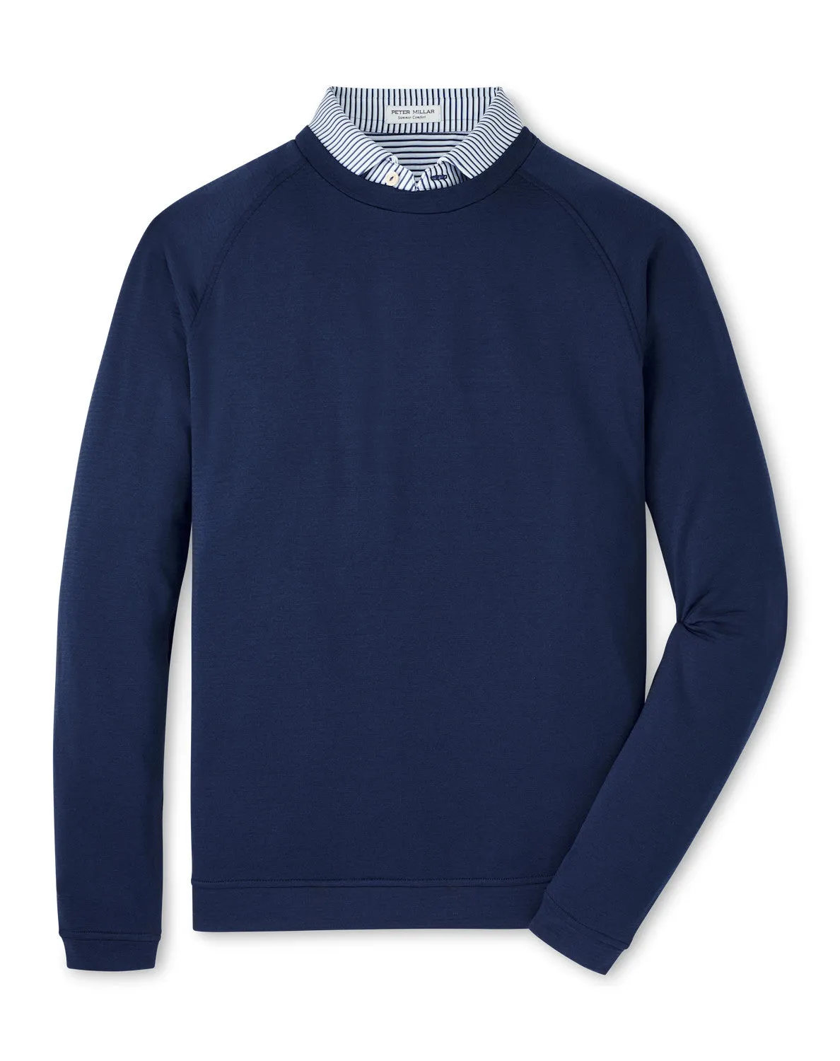 Peter Millar Men's Beaumont Performance Crew Sweater - Navy
