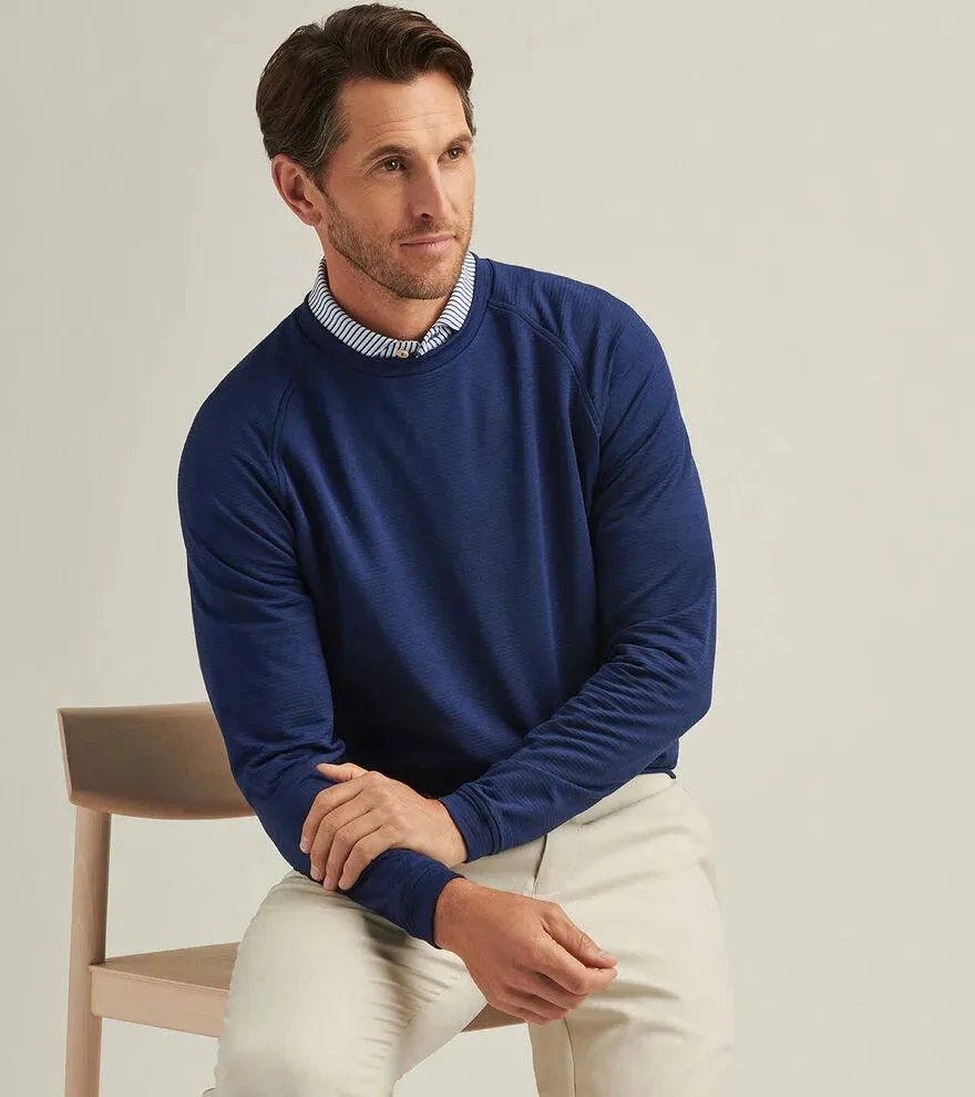 Peter Millar Men's Beaumont Performance Crew Sweater - Navy