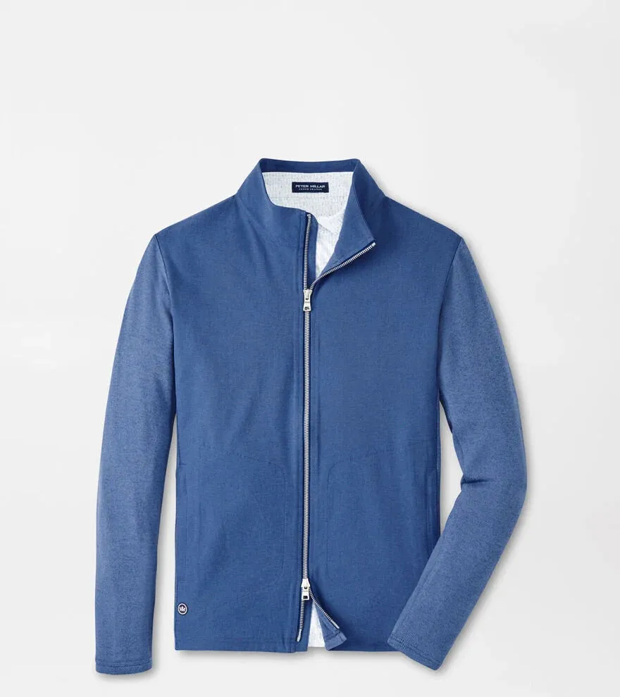 Peter Millar Solstice Performance Hybrid Full-Zip Cardigan