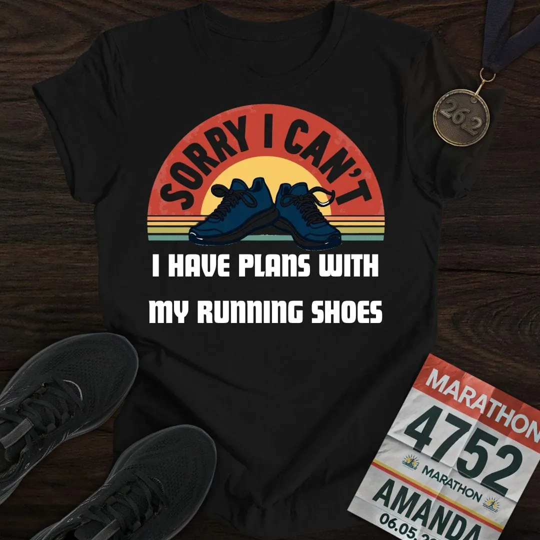Plans With Running Shoes T-shirt
