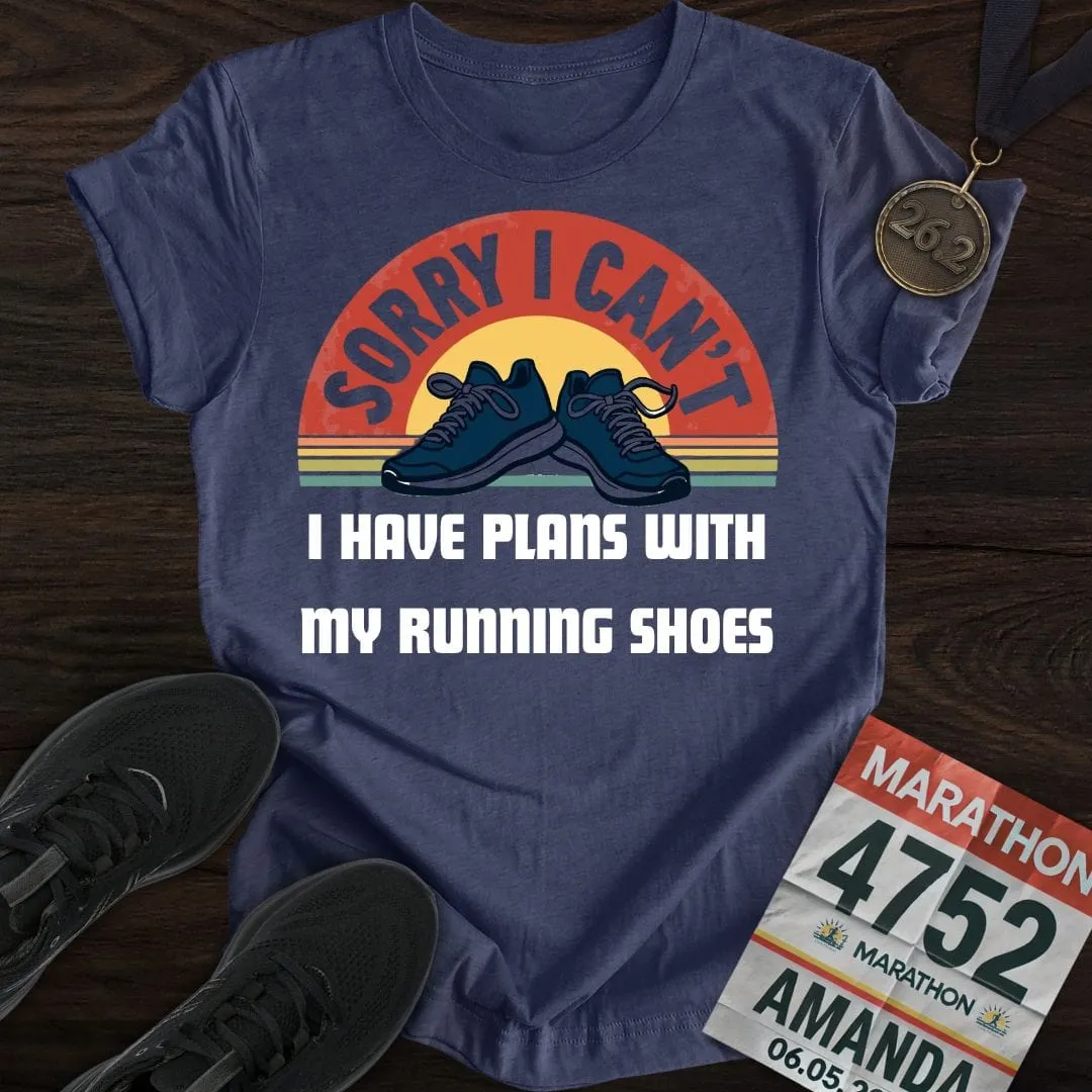 Plans With Running Shoes T-shirt