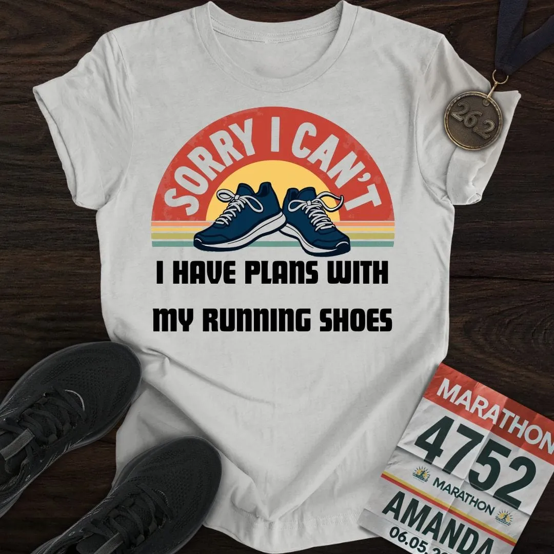 Plans With Running Shoes T-shirt