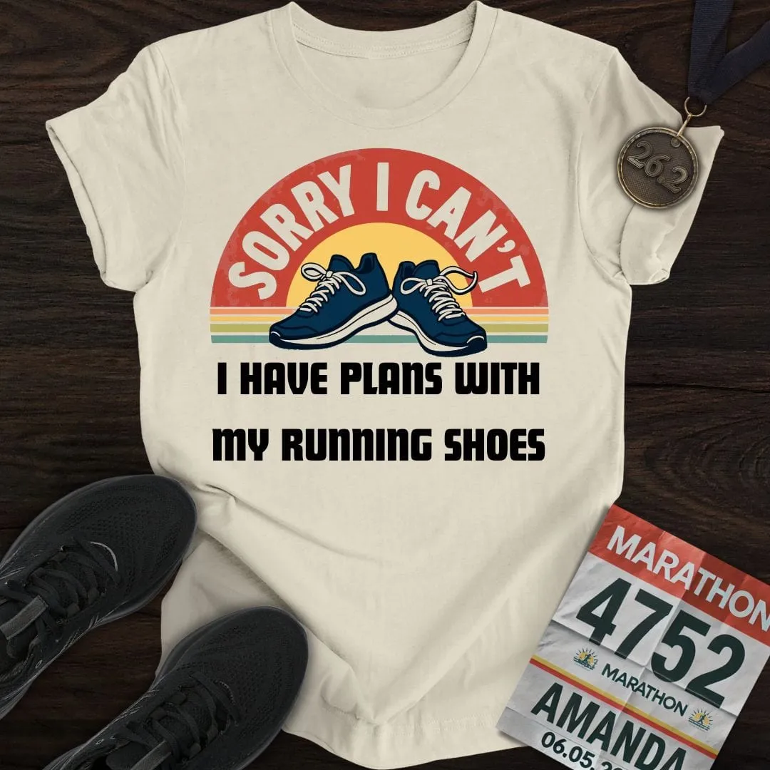 Plans With Running Shoes T-shirt