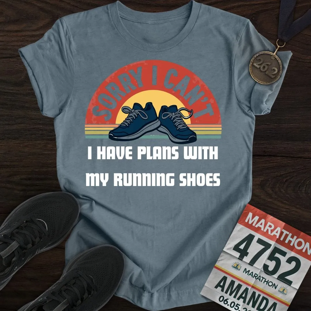 Plans With Running Shoes T-shirt