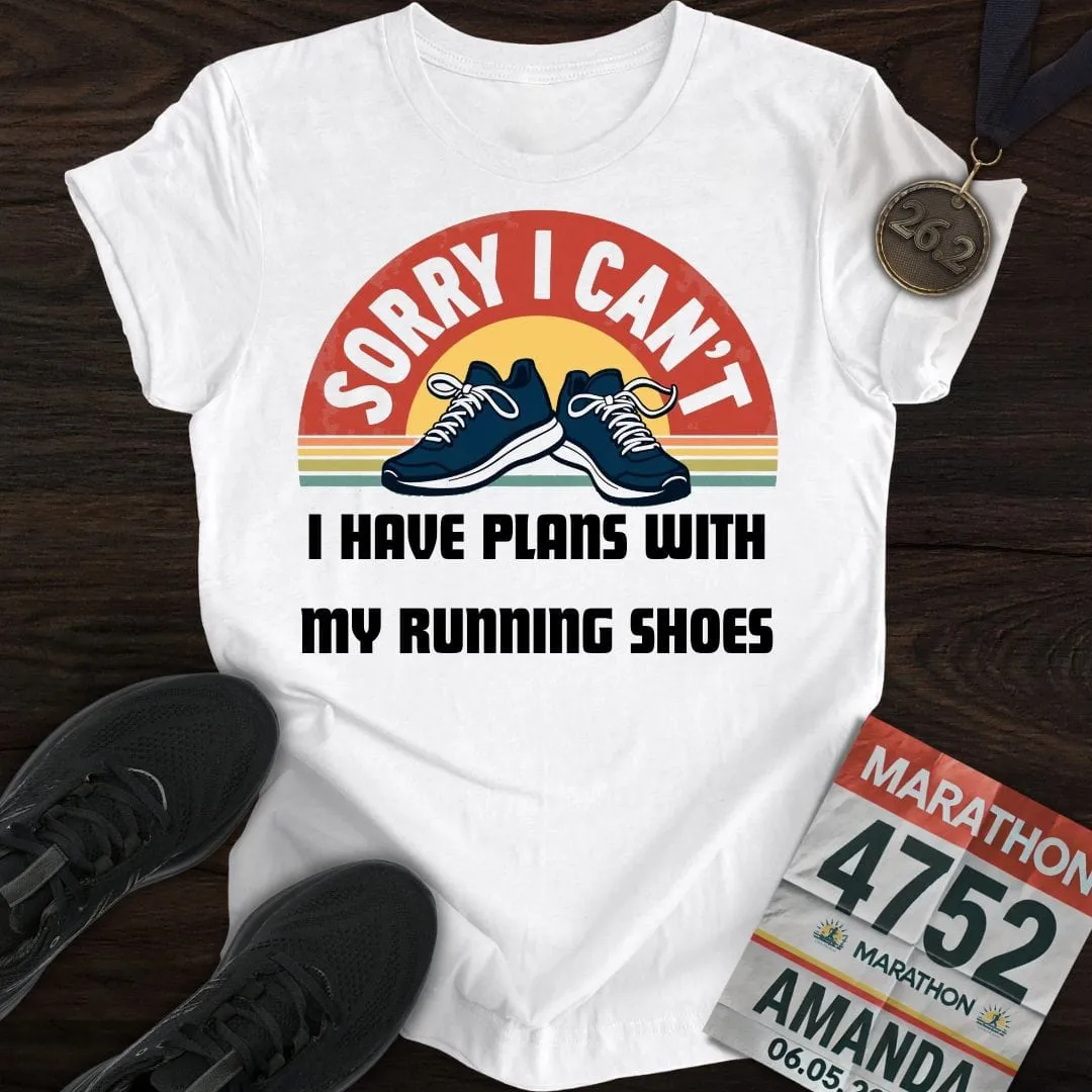 Plans With Running Shoes T-shirt