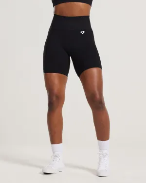 Power Seamless Cycling Shorts | Black