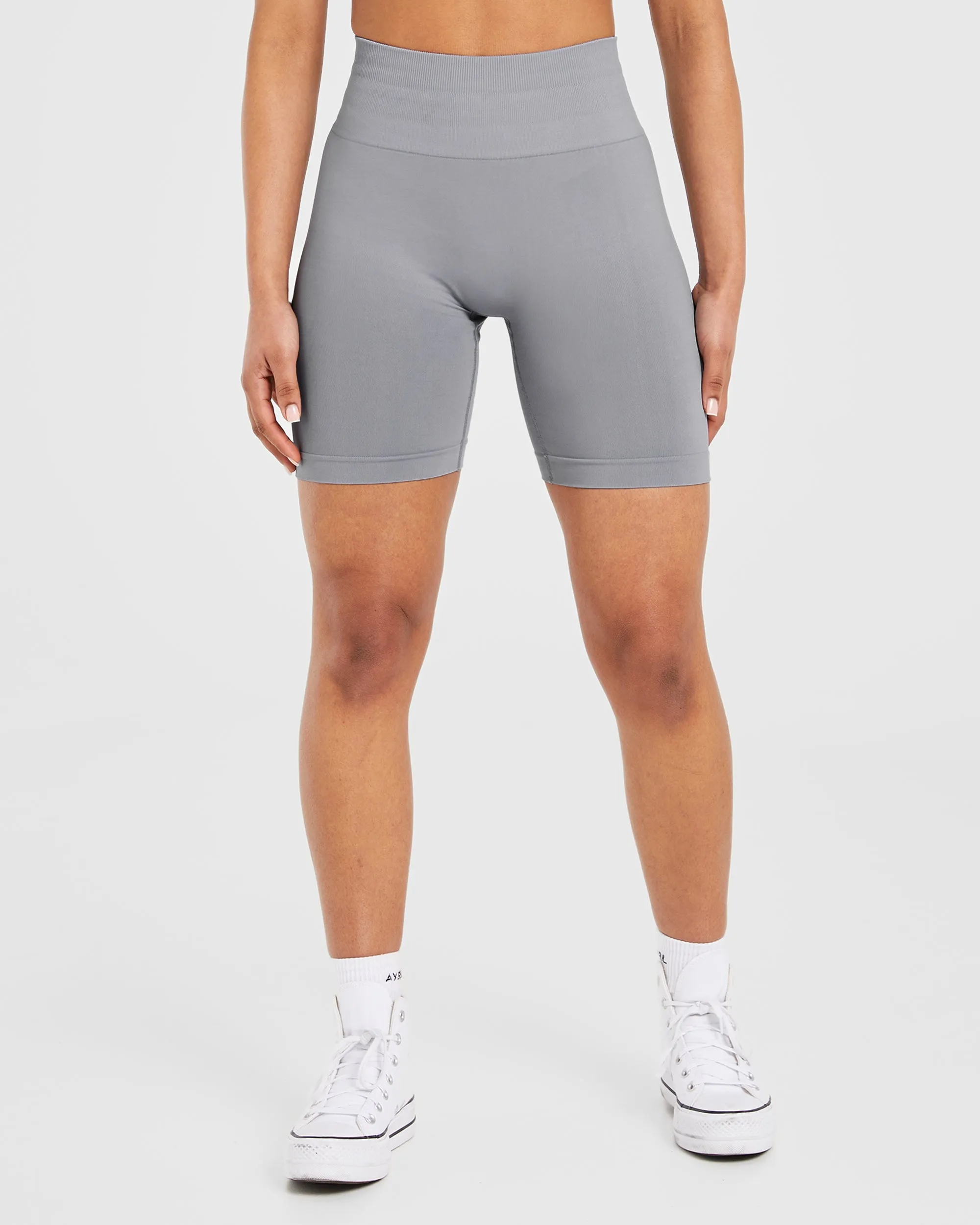 Power Seamless Cycling Shorts - Grau