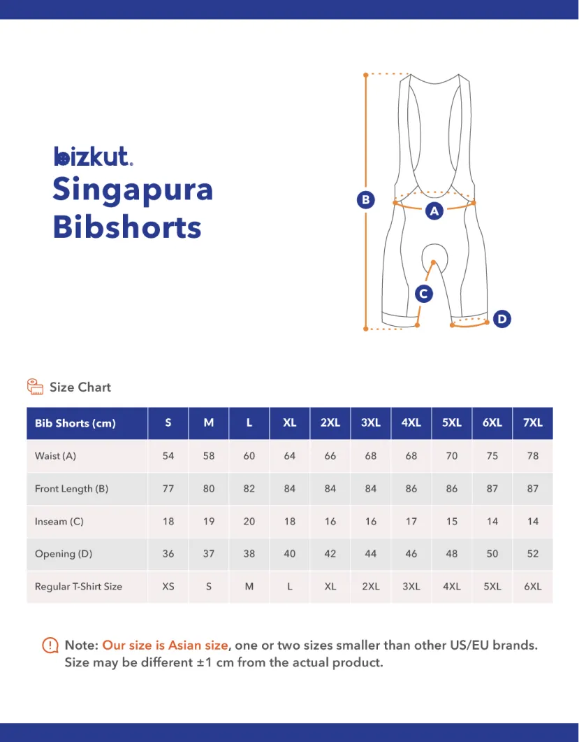 Premium Singapura Cycling Bib Shorts