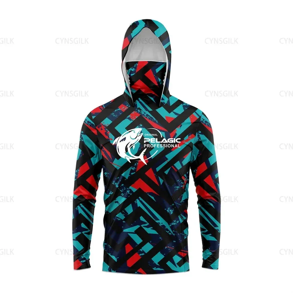 Professional Hooded Long Sleeves Fishing Shirt