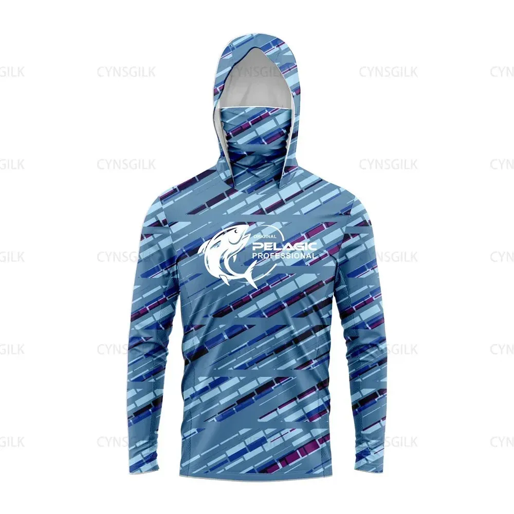 Professional Hooded Long Sleeves Fishing Shirt