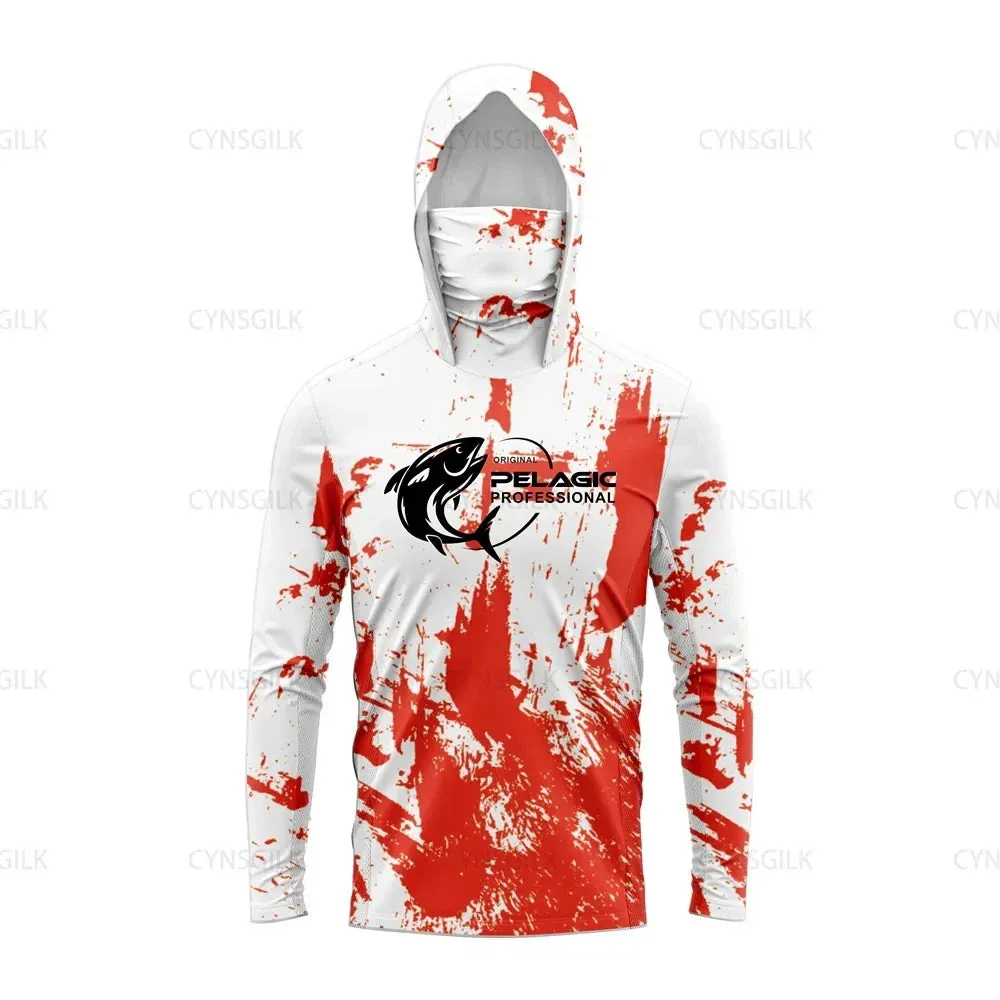 Professional Hooded Long Sleeves Fishing Shirt