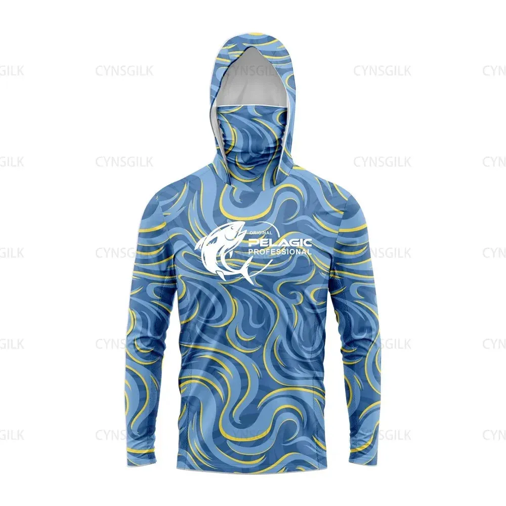 Professional Hooded Long Sleeves Fishing Shirt