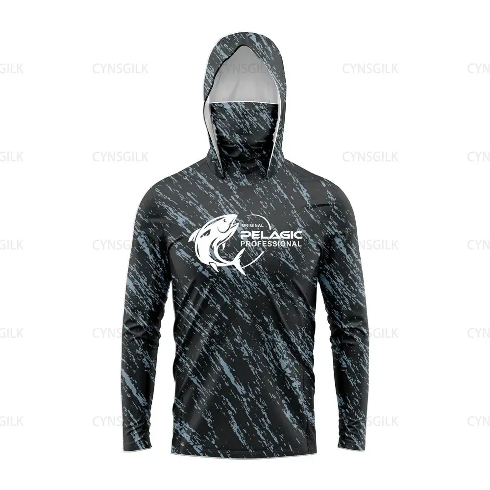 Professional Hooded Long Sleeves Fishing Shirt