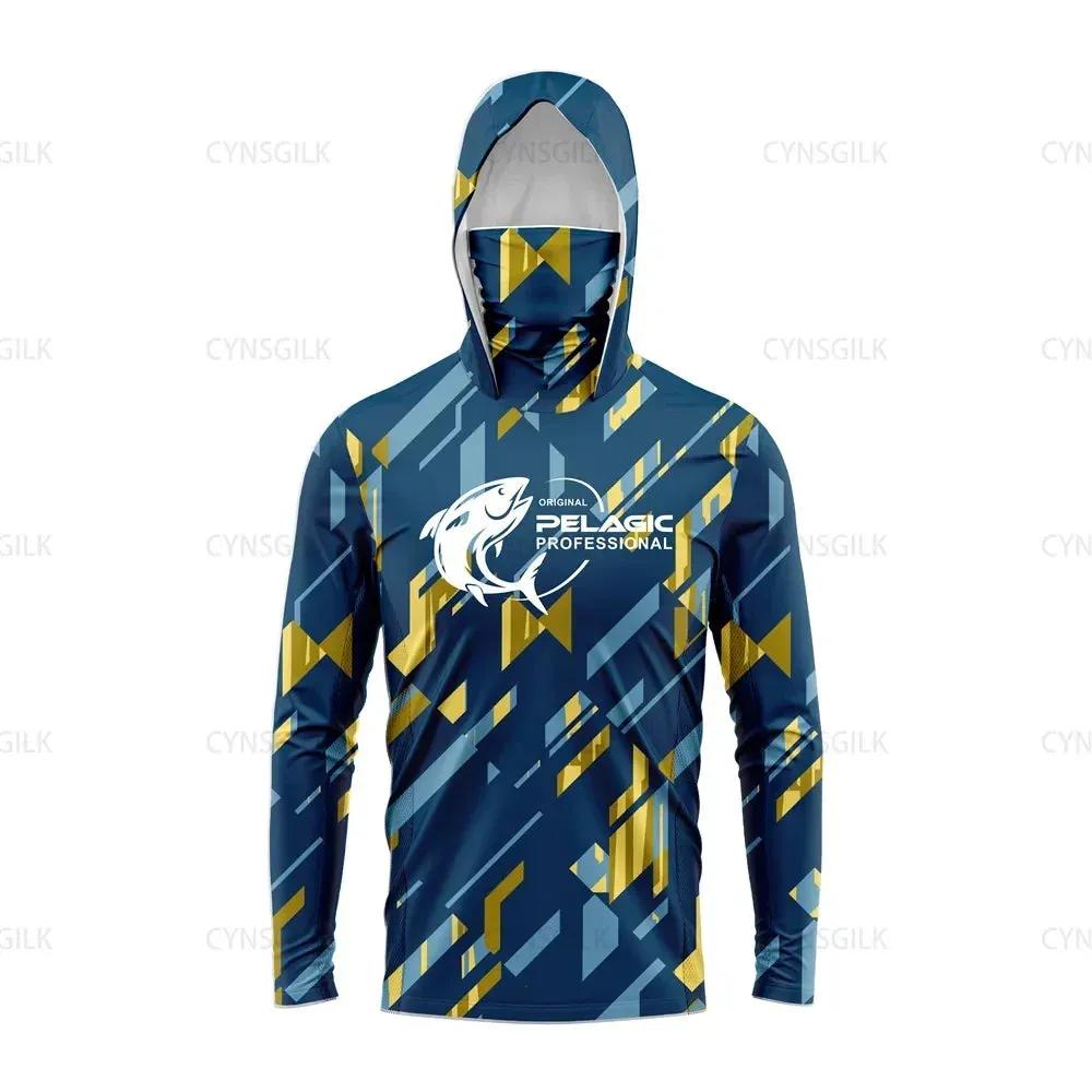 Professional Hooded Long Sleeves Fishing Shirt