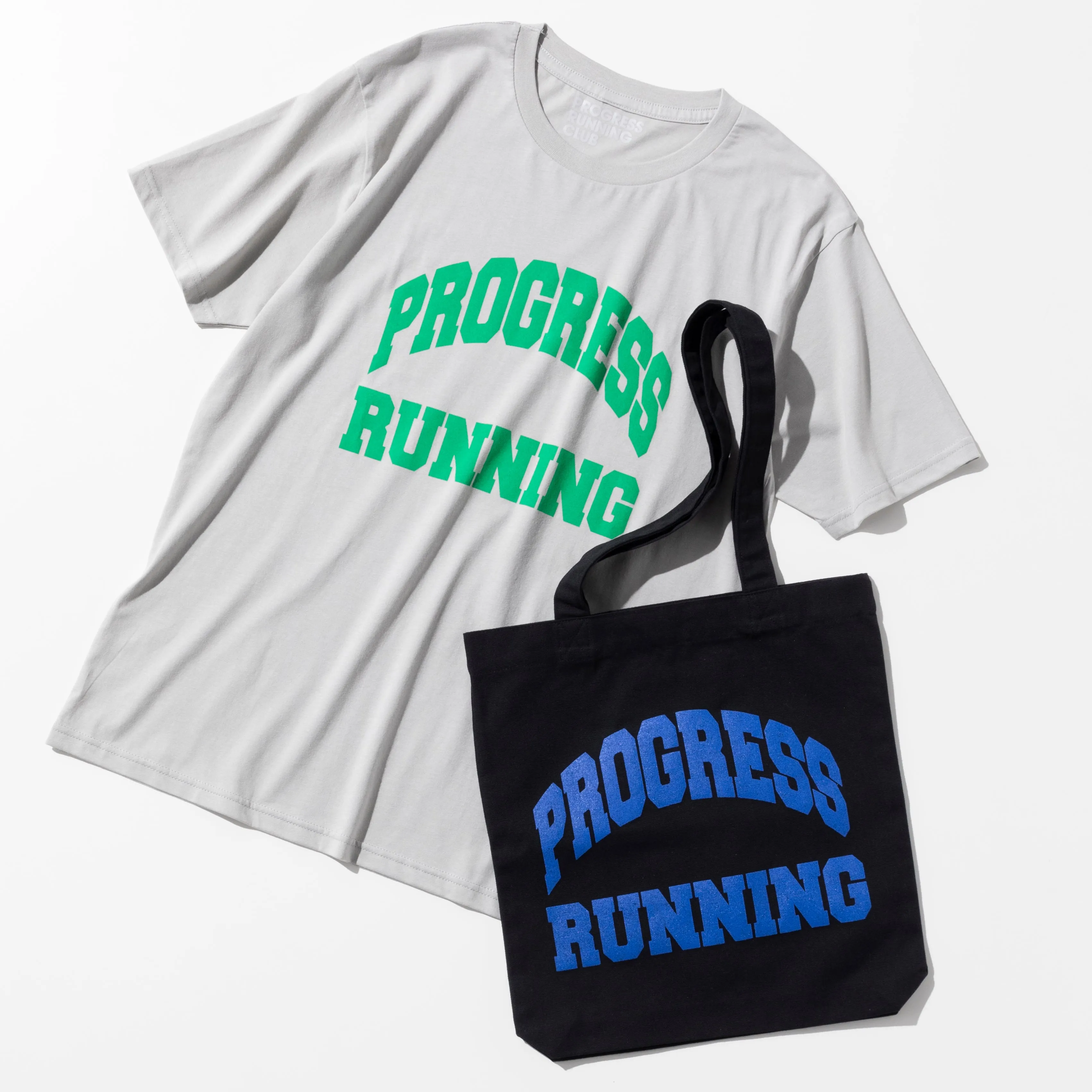 PROGRESS RUNNING CLUB | プログレス ランニング クラブ　Begin別注 VARSITY LOGO T