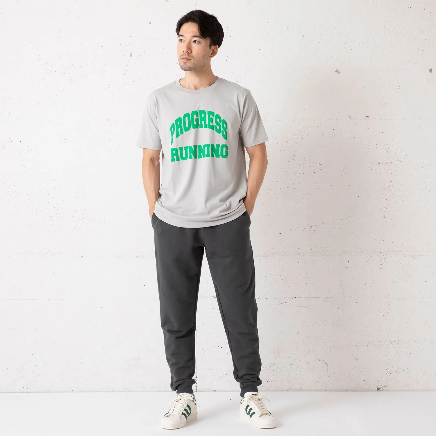 PROGRESS RUNNING CLUB | プログレス ランニング クラブ　Begin別注 VARSITY LOGO T
