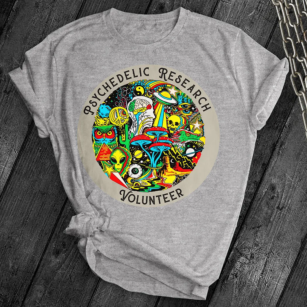 Psychedelic Research Volunteer Tee