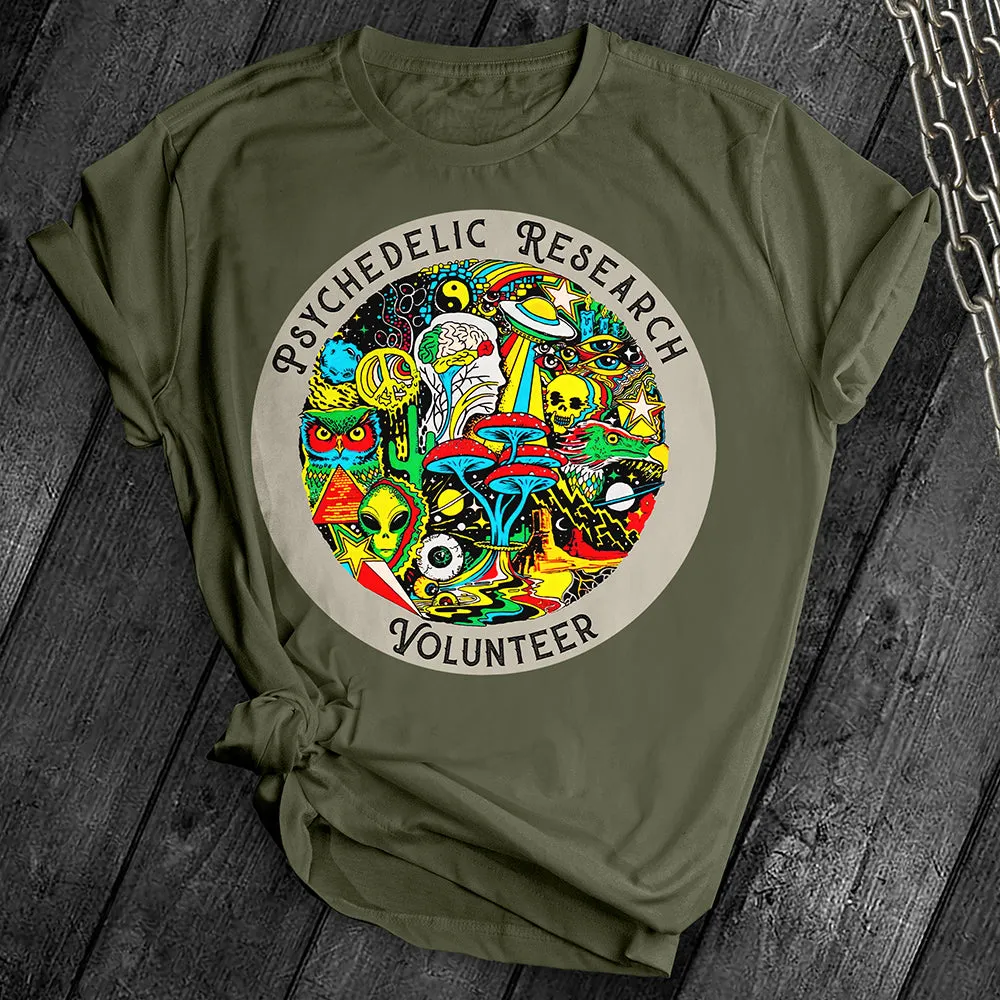 Psychedelic Research Volunteer Tee