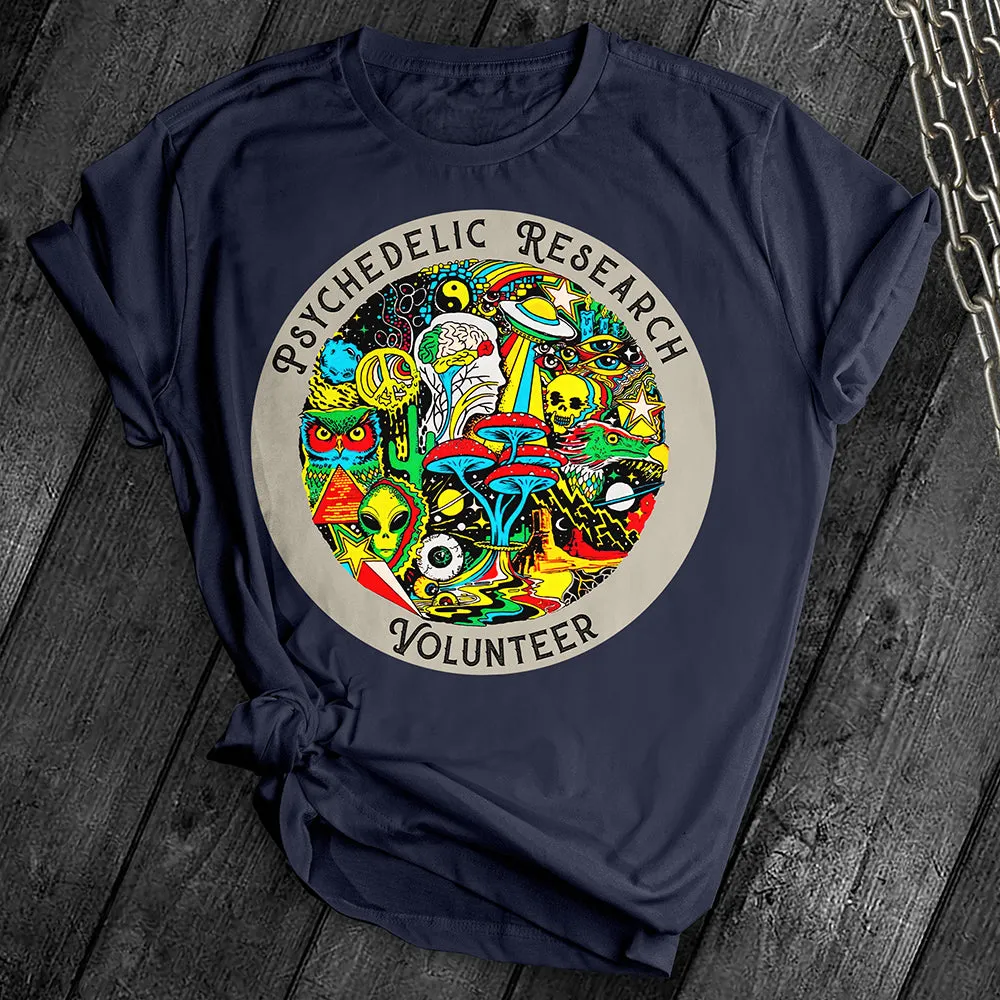 Psychedelic Research Volunteer Tee