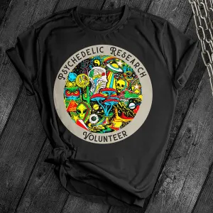 Psychedelic Research Volunteer Tee