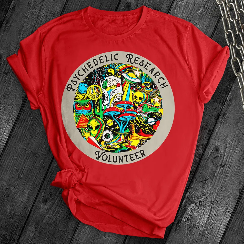 Psychedelic Research Volunteer Tee