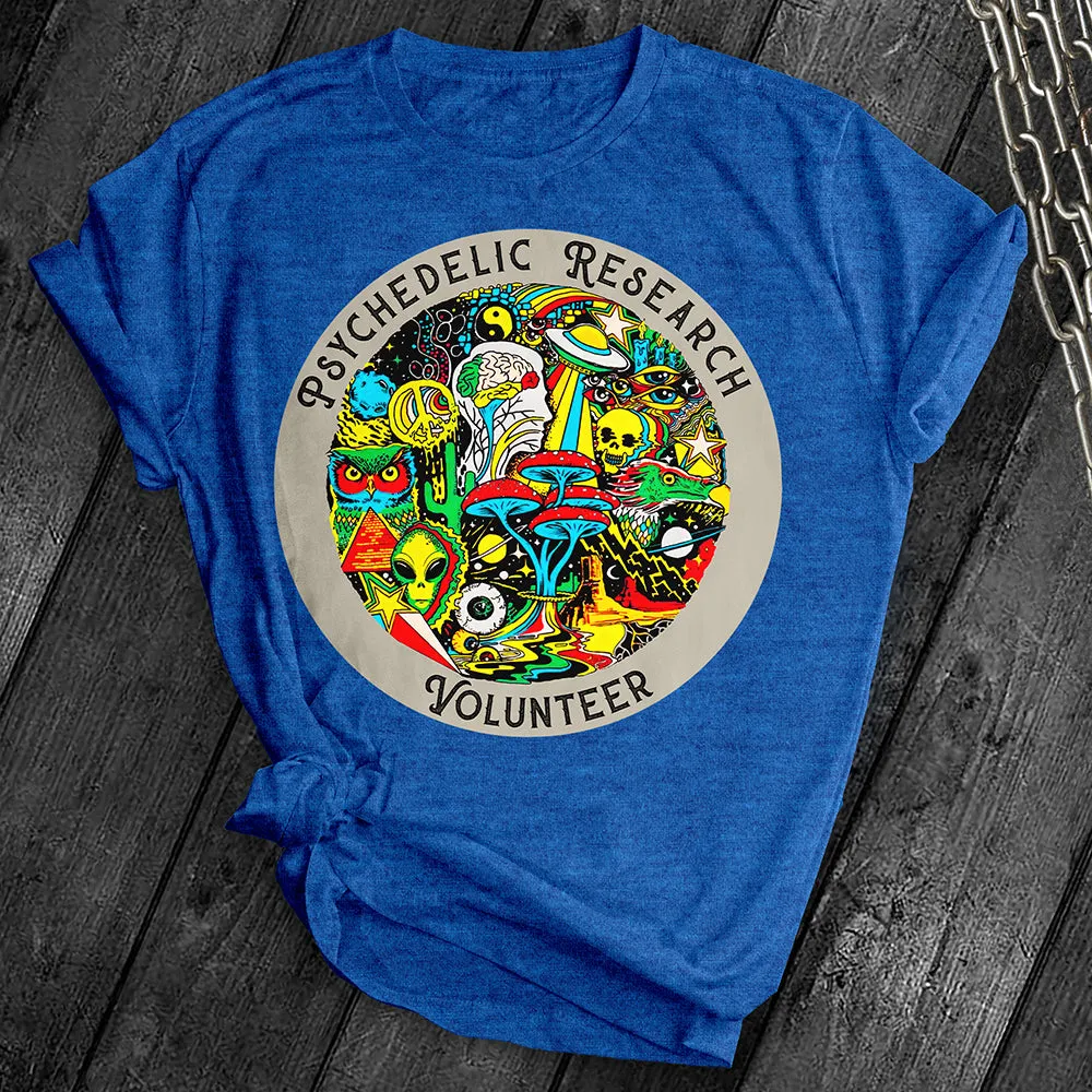 Psychedelic Research Volunteer Tee