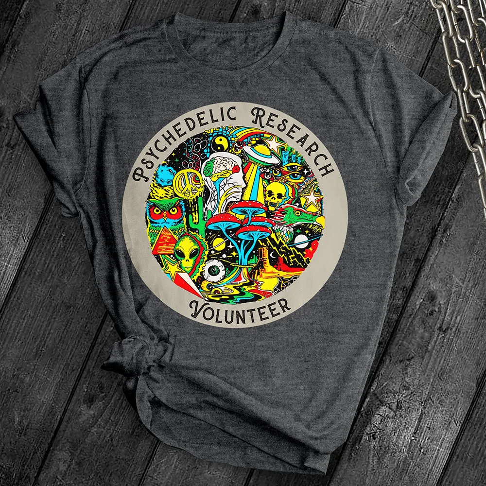 Psychedelic Research Volunteer Tee