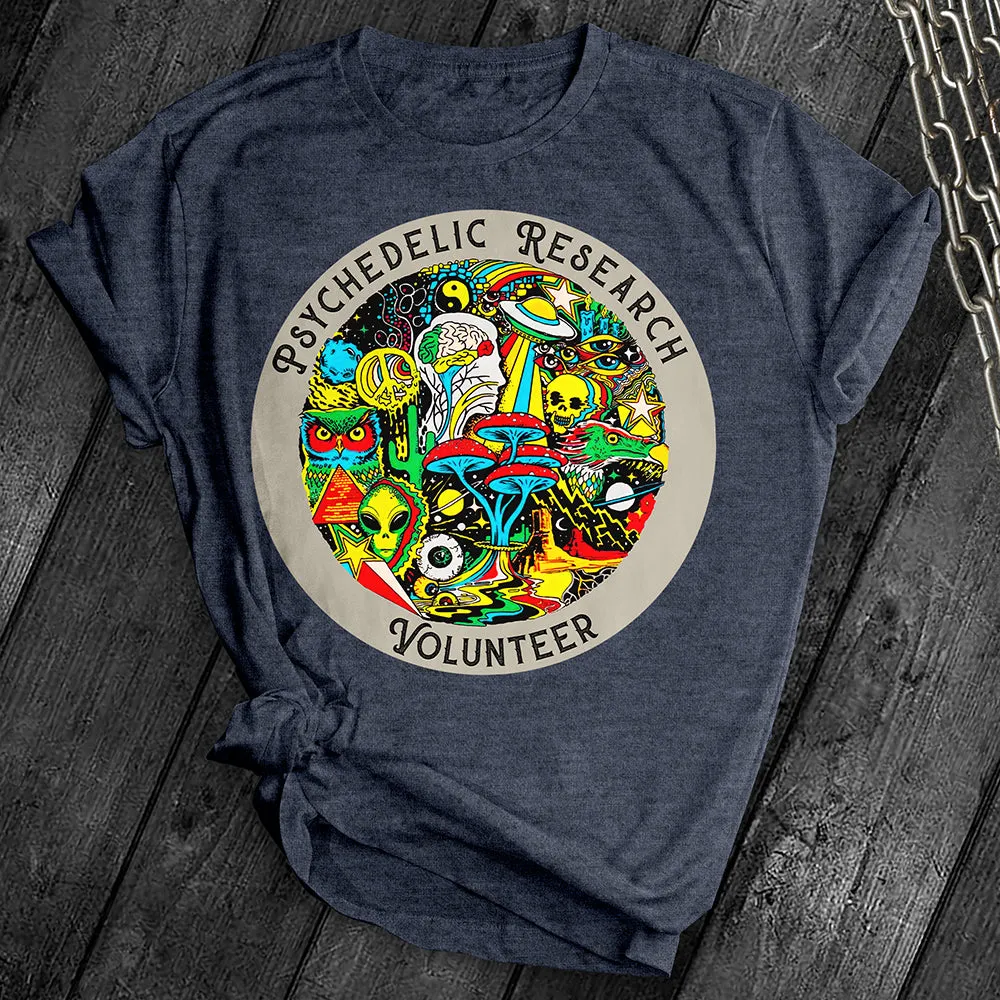 Psychedelic Research Volunteer Tee