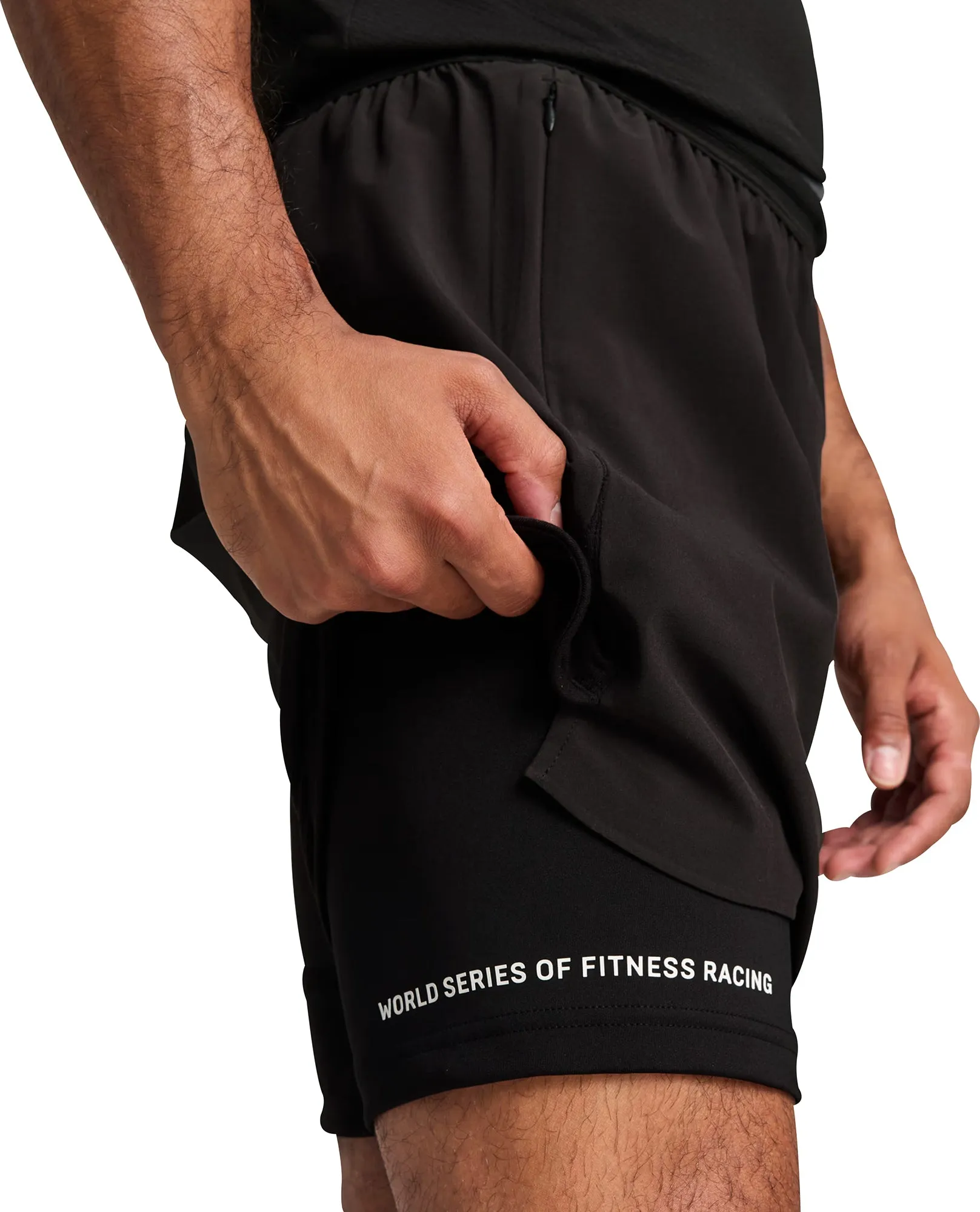 Puma X HYROX 2 In 1 Mens Training Shorts - Black