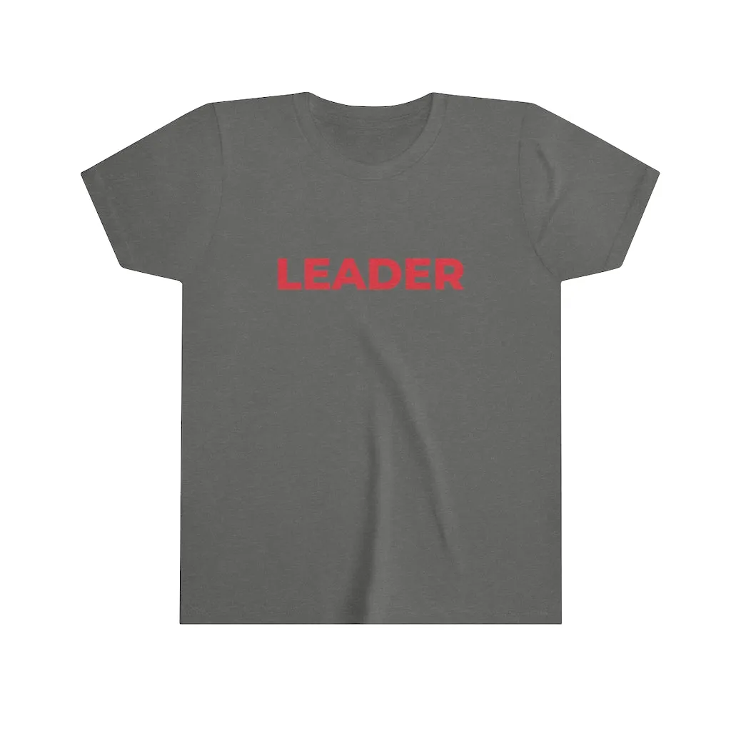 "LEADER" Youth Short Sleeve Tee