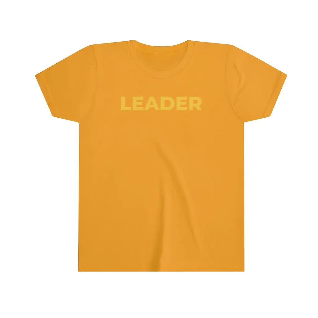 "LEADER" Youth Short Sleeve Tee