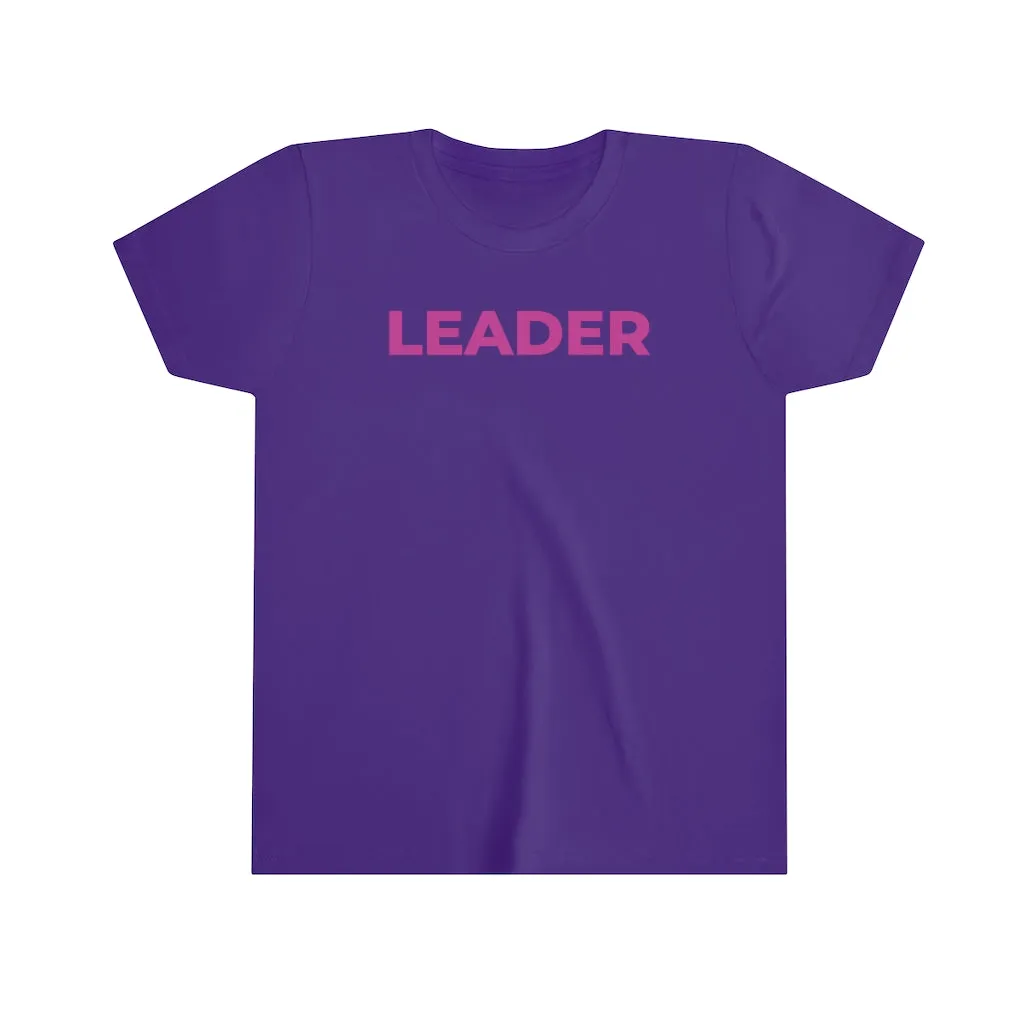 "LEADER" Youth Short Sleeve Tee